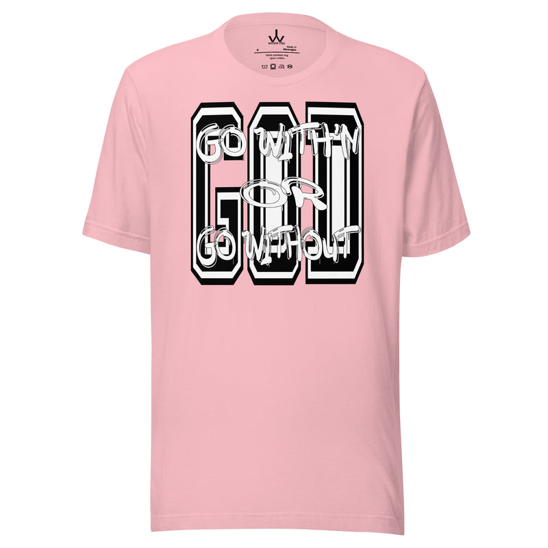 "GO WITH'N" - BLACK - Unisex t-shirt