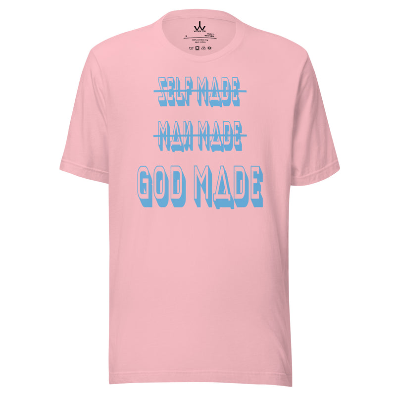 GOD MADE - CAROLINA BLUE - Unisex t-shirt