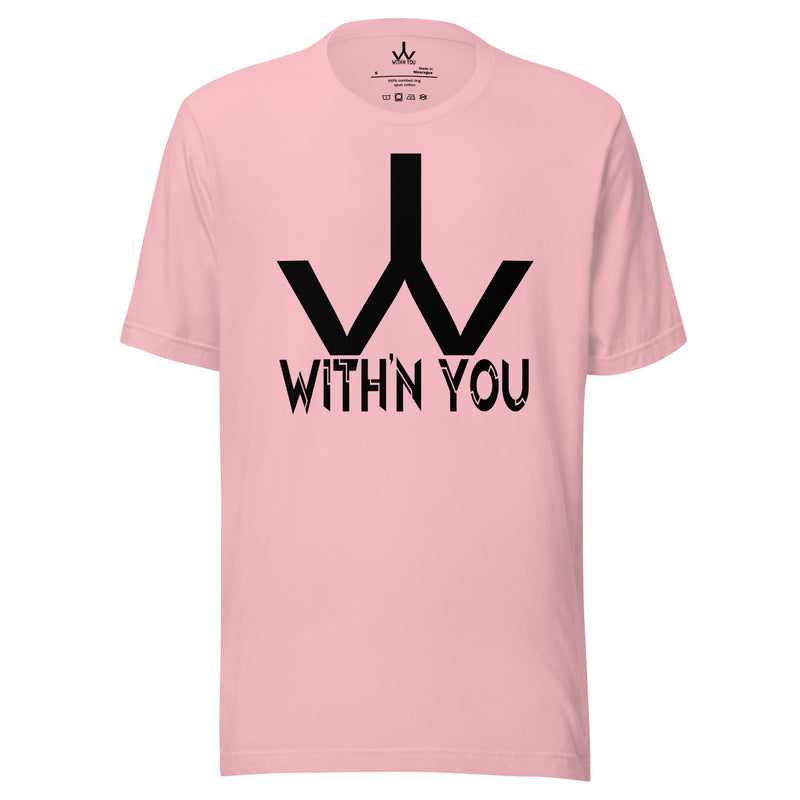 WITH'N YOU LOGO - BLACK - Unisex t-shirt