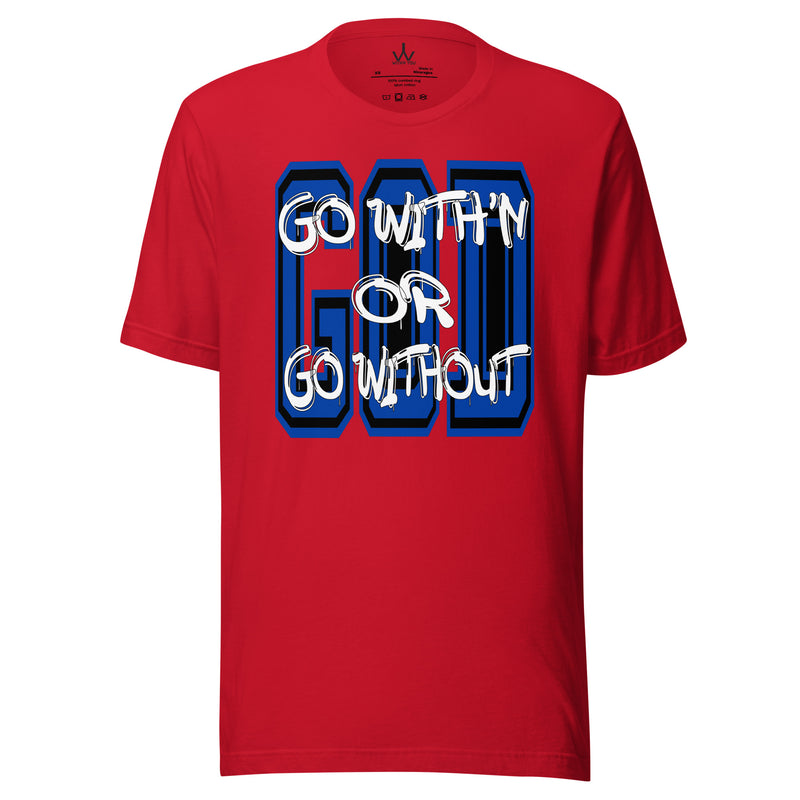 GO WITH'N - BLUE - Unisex t-shirt