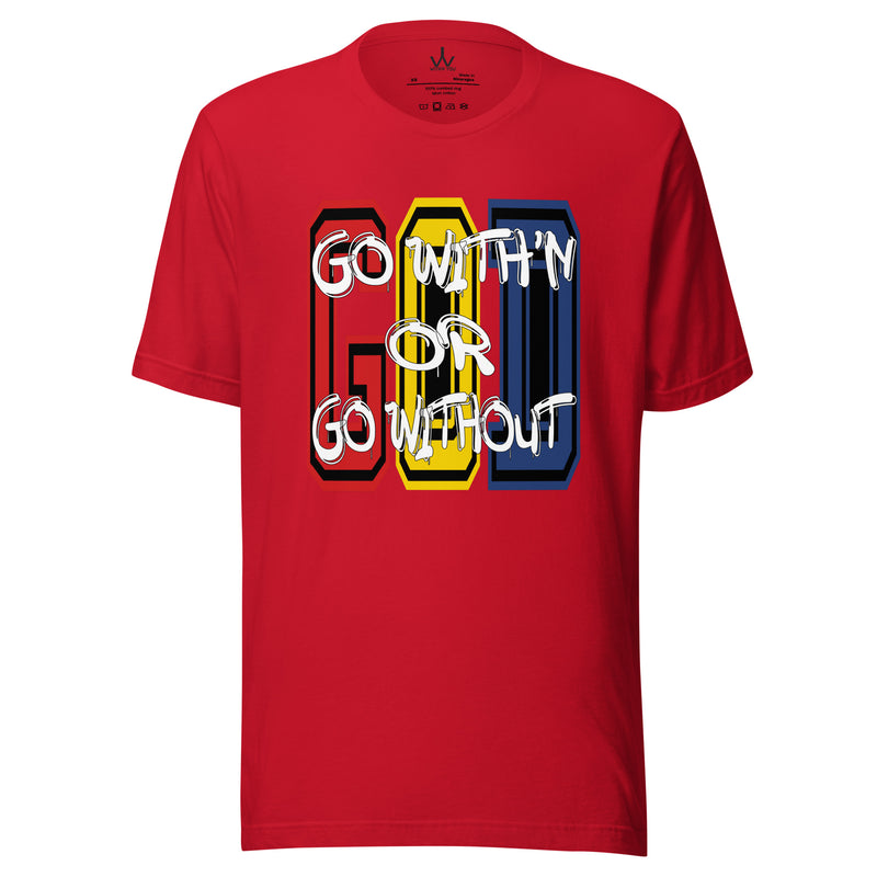 GO WITH'N - MULTI COLORS 3 - Unisex t-shirt