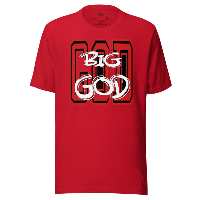 BIG GOD - RED - Unisex t-shirt