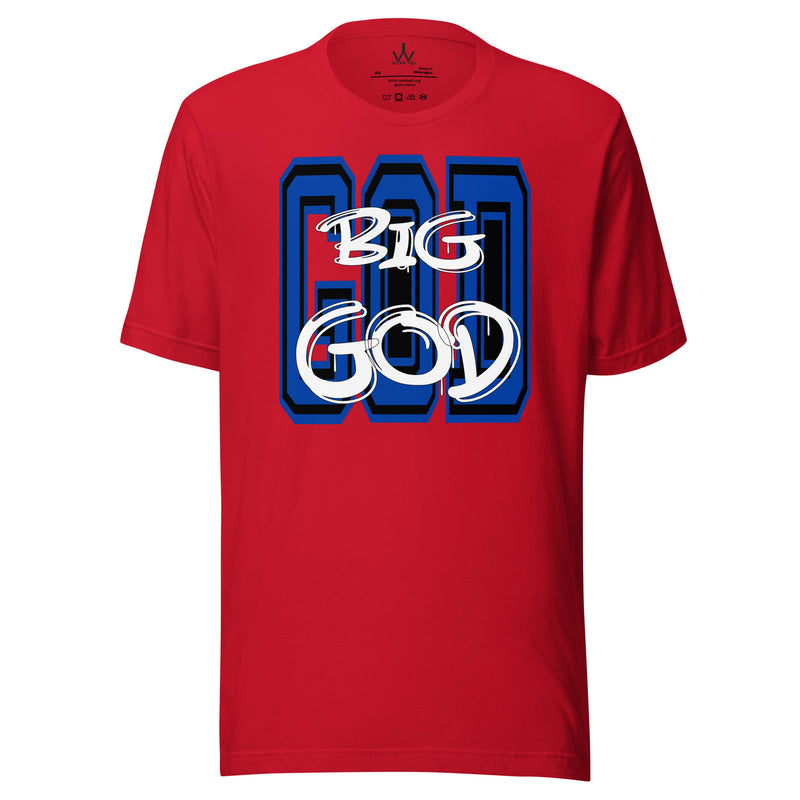 BIG GOD - BLUE - Unisex t-shirt