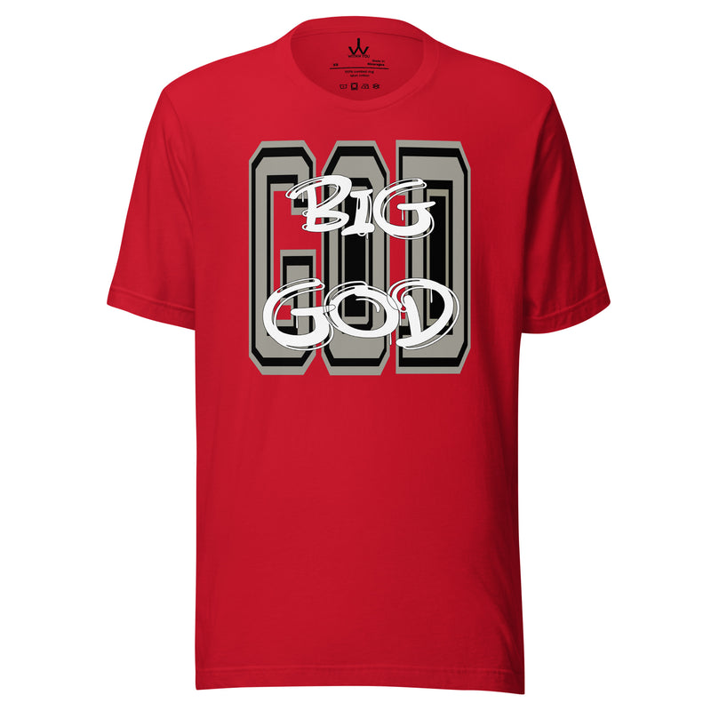 BIG GOD - GRAY - Unisex t-shirt