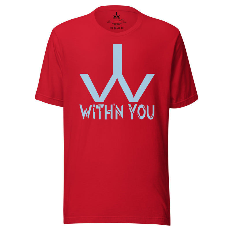 WITH'N YOU LOGO - CAROLINA BLUE - Unisex t-shirt