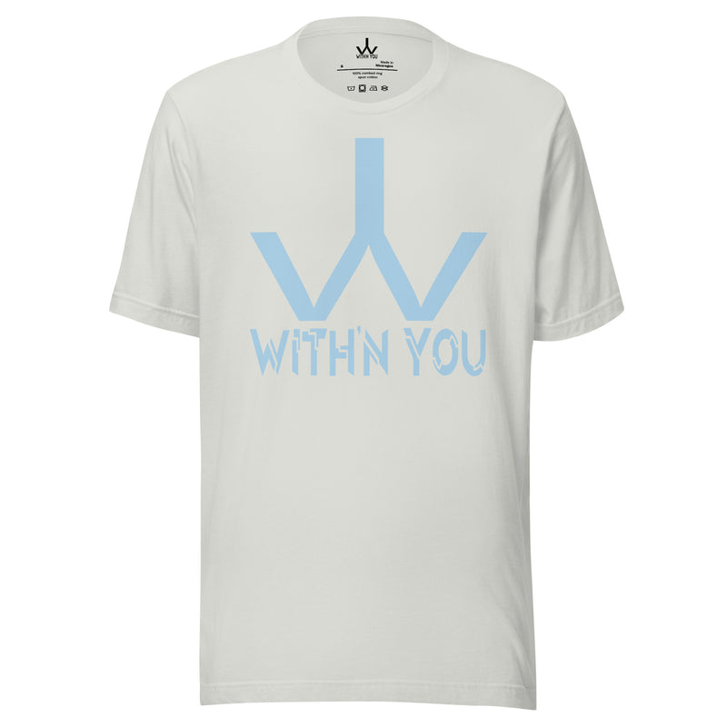 WITH'N YOU LOGO - CAROLINA BLUE - Unisex t-shirt