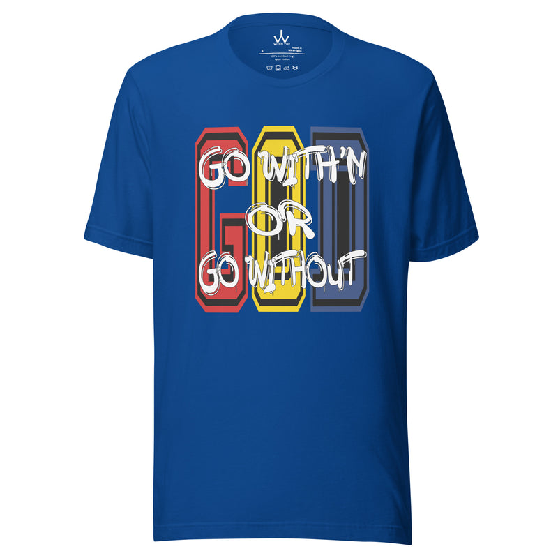 GO WITH'N - MULTI COLORS 3 - Unisex t-shirt