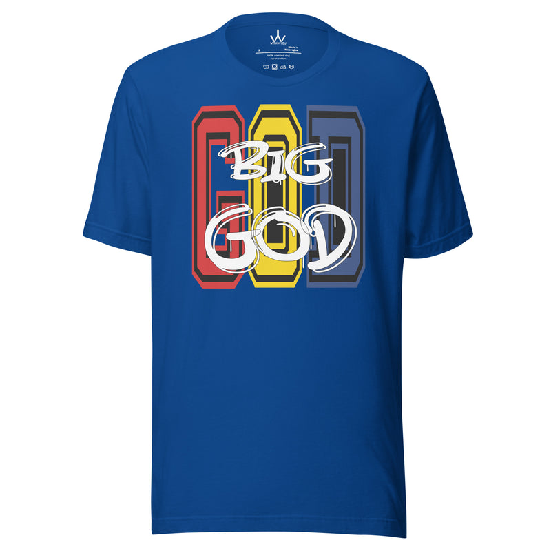 BIG GOD - COLORS 1 - Unisex t-shirt