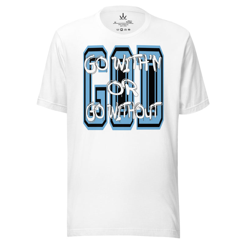 GO WITH'N - CAROLINA BLUE - Unisex t-shirt