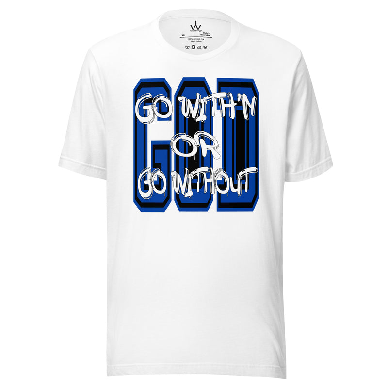 GO WITH'N - BLUE - Unisex t-shirt