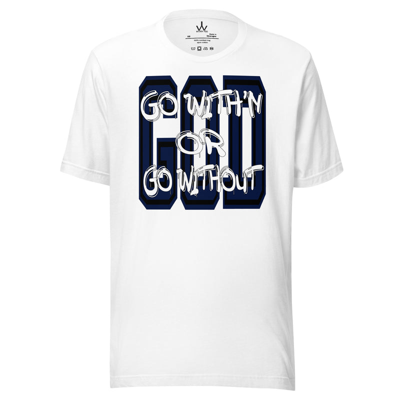 GO WITH'N - NAVY - Unisex t-shirt