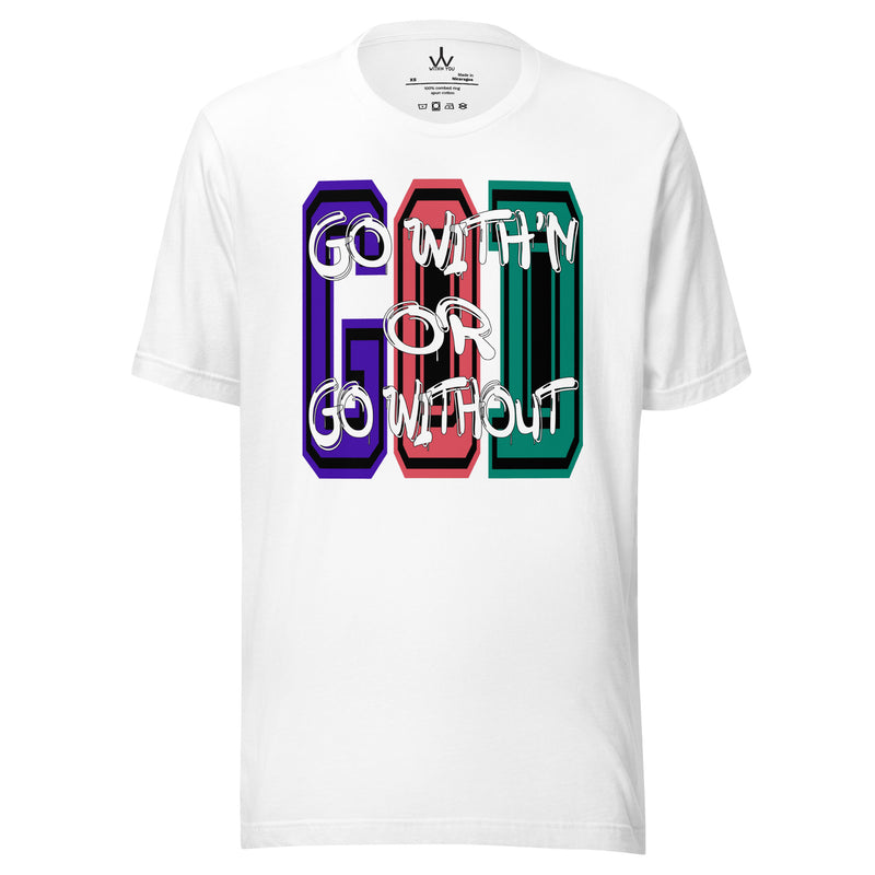 GO WITH'N - MULTI COLORS 1 - Unisex t-shirt