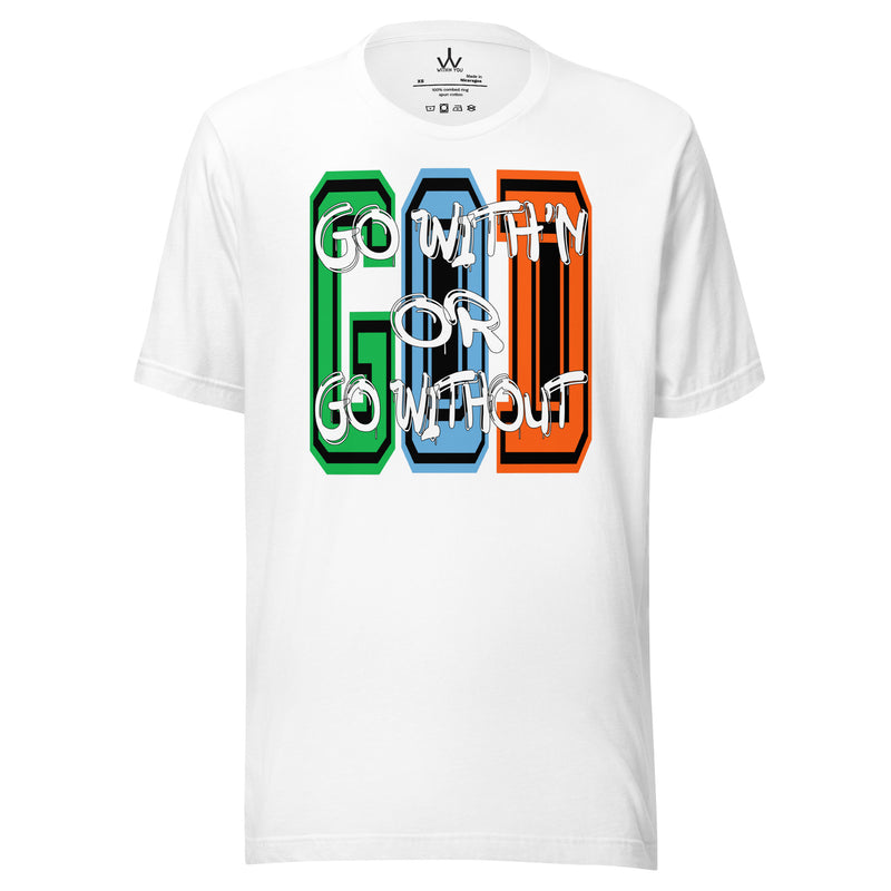 GO WITH'N - MULTI COLORS 2 - Unisex t-shirt