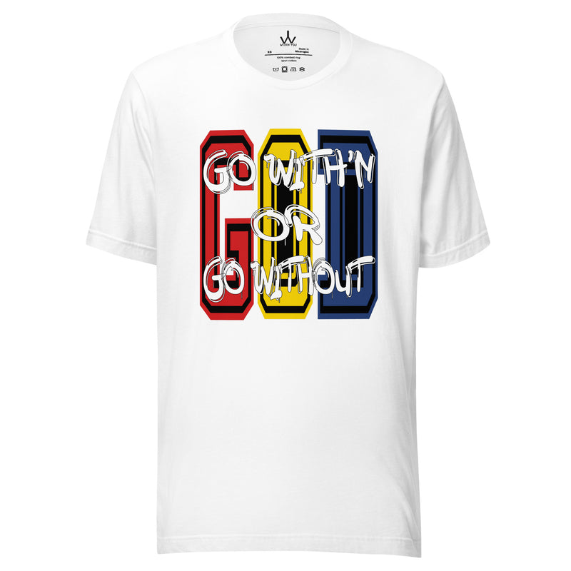 GO WITH'N - MULTI COLORS 3 - Unisex t-shirt