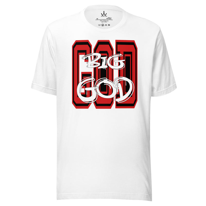 BIG GOD - RED - Unisex t-shirt