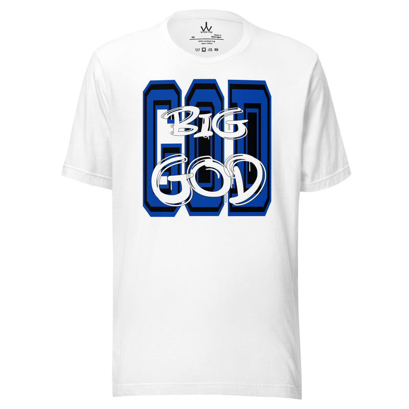 BIG GOD - BLUE - Unisex t-shirt