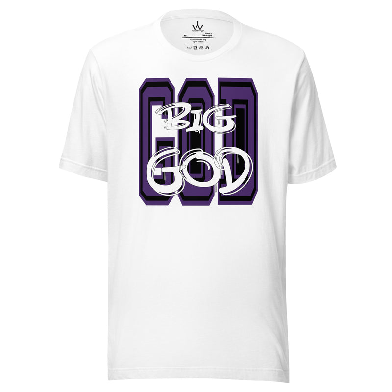 BIG GOD - PURPLE - Unisex t-shirt