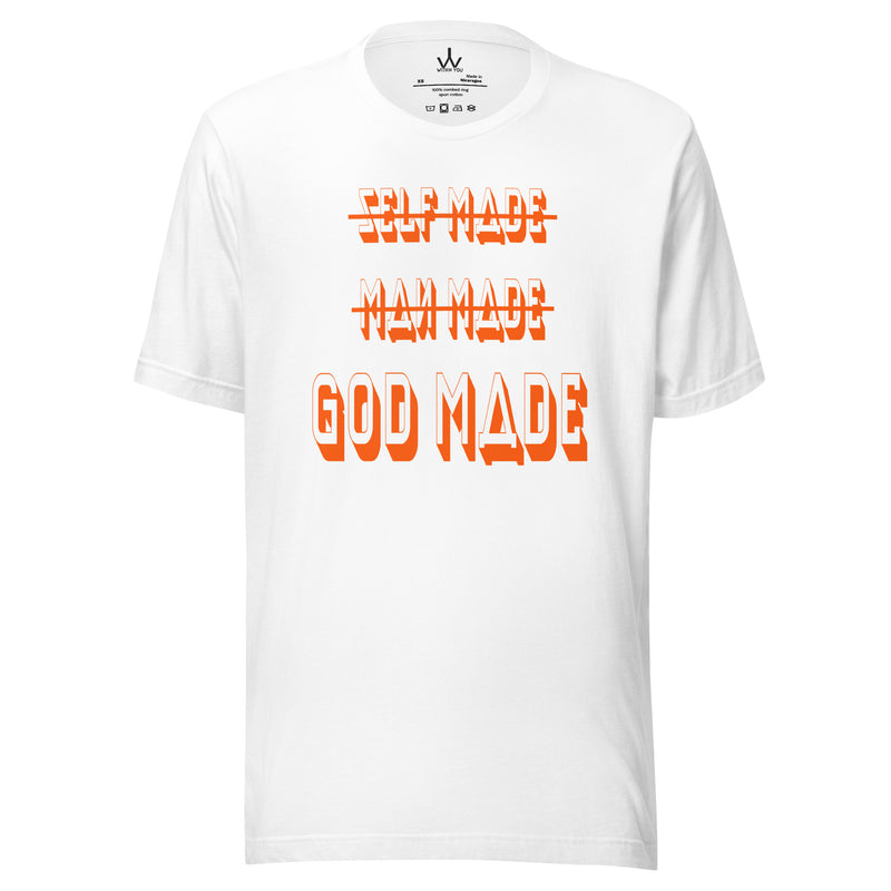 GOD MADE - ORANGE - Unisex t-shirt