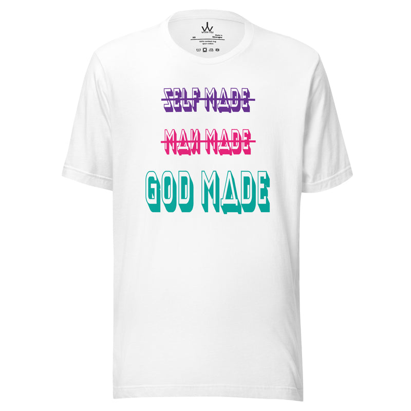 GOD MADE - COLORS 3 - Unisex t-shirt