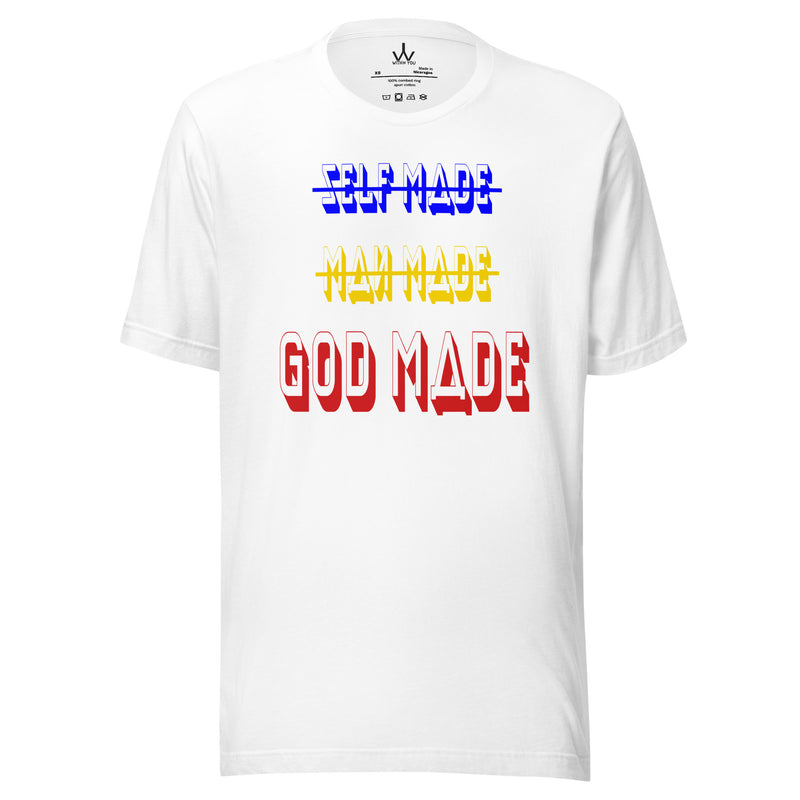 GOD MADE - COLORS 1 - Unisex t-shirt