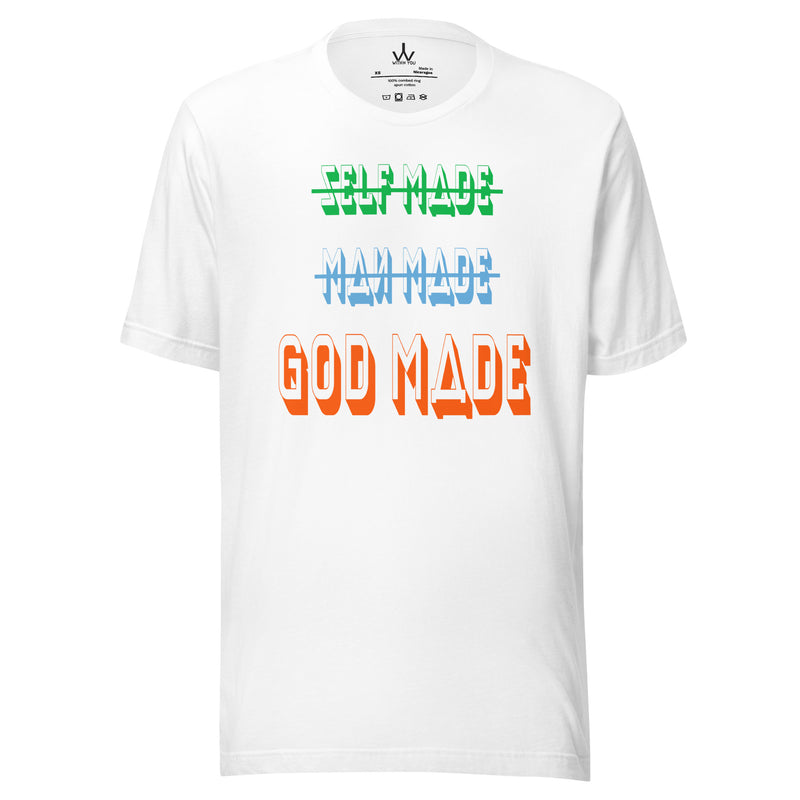 GOD MADE - COLORS 2 - Unisex t-shirt