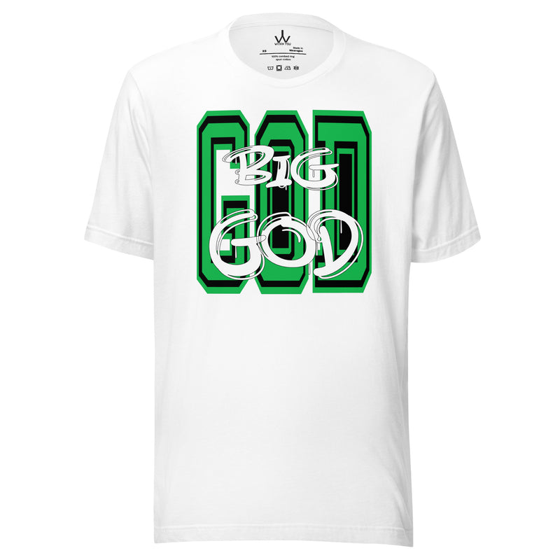 BIG GOD - GREEN - Unisex t-shirt