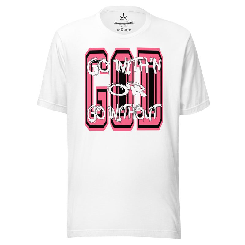 GO WITH'N - PINK - Unisex t-shirt