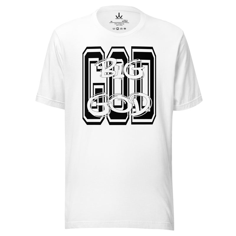 BIG GOD - BLACK - Unisex t-shirt