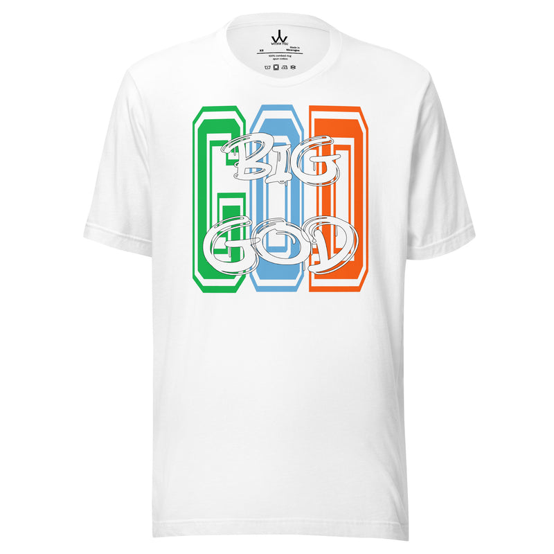 BIG GOD - COLORS 2 - Unisex t-shirt