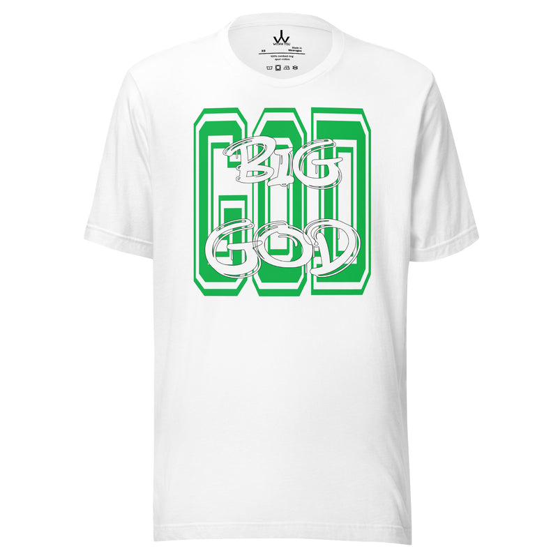 BIG GOD - GREEN - Unisex t-shirt