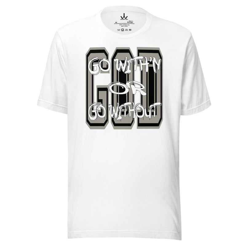 GO WITH'N - GRAY - Unisex t-shirt