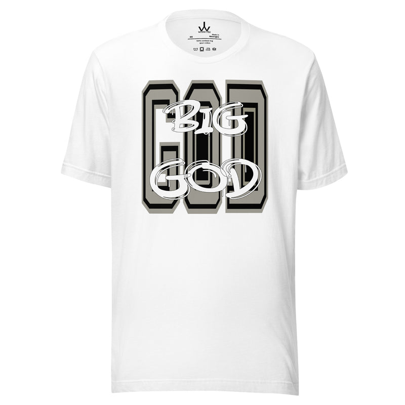 BIG GOD - GRAY - Unisex t-shirt