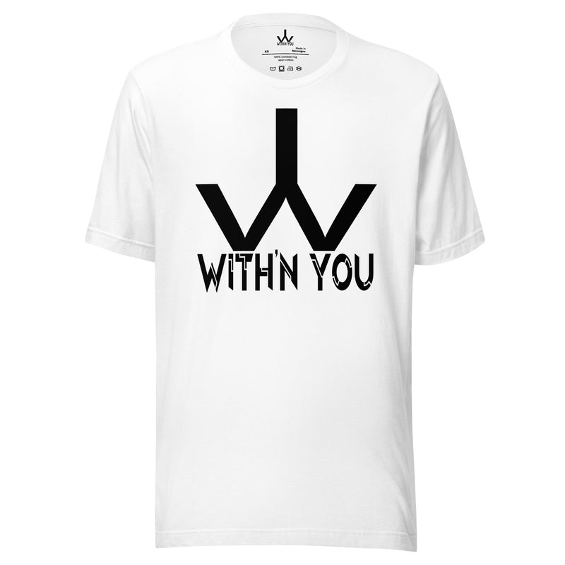 WITH'N YOU LOGO - BLACK - Unisex t-shirt