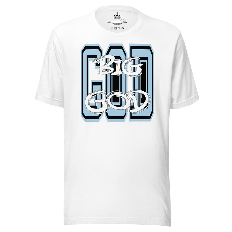 BIG GOD - UNIVERSITY BLUE - Unisex t-shirt