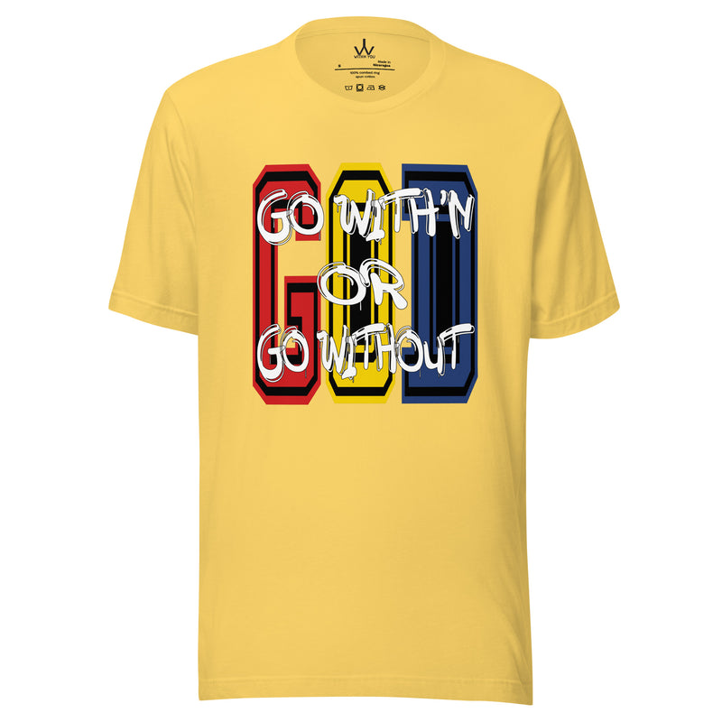 GO WITH'N - MULTI COLORS 3 - Unisex t-shirt