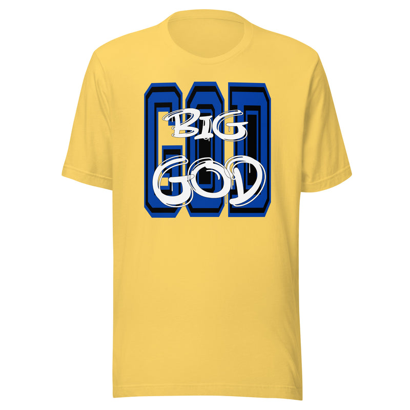 BIG GOD - BLUE -Unisex t-shirt