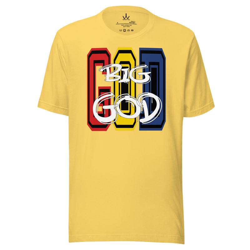 BIG GOD - COLORS 1 - Unisex t-shirt