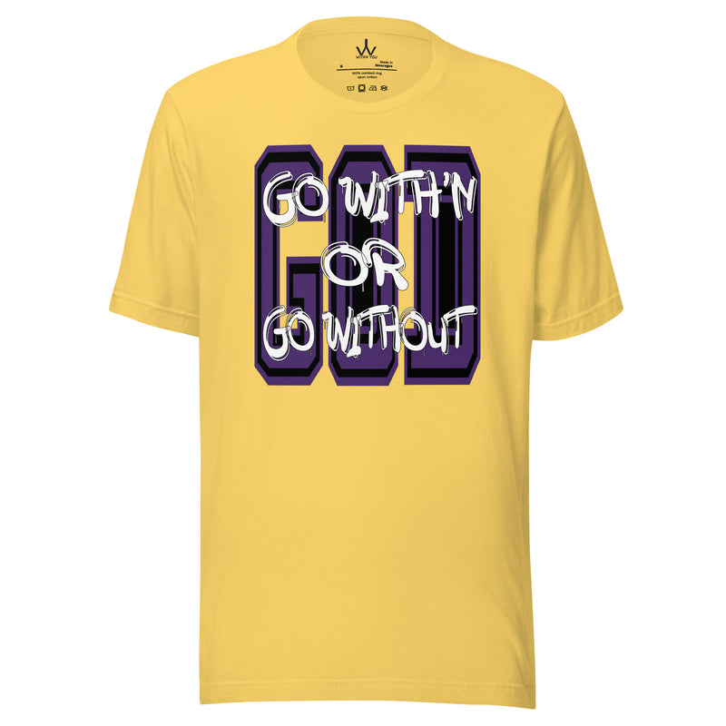 GO WITH'N - PURPLE - Unisex t-shirt