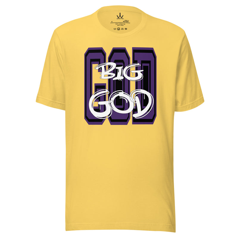 BIG GOD - PURPLE - Unisex t-shirt