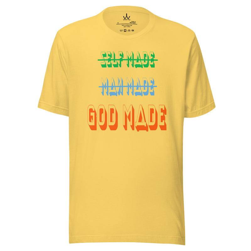 GOD MADE - COLORS 2 - Unisex t-shirt