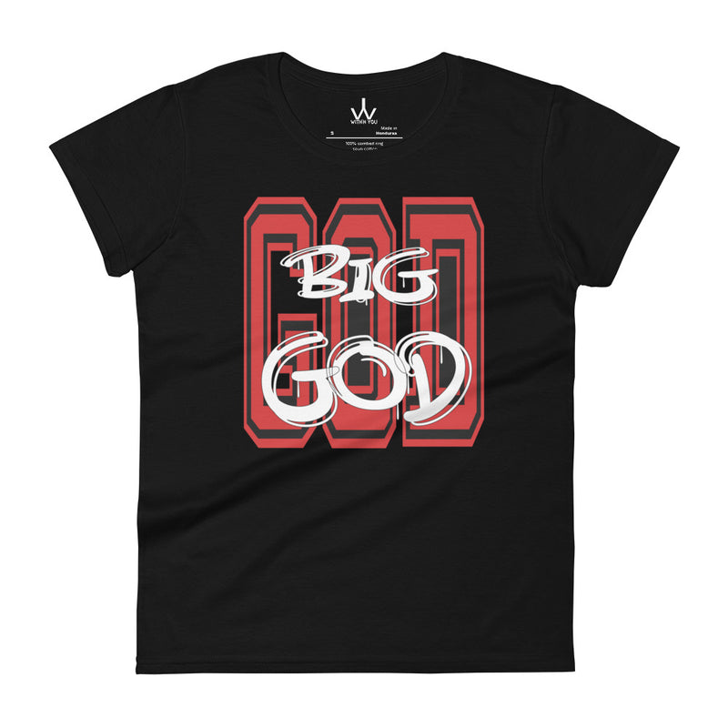 BIG GOD - Red - Women's short sleeve t-shirt