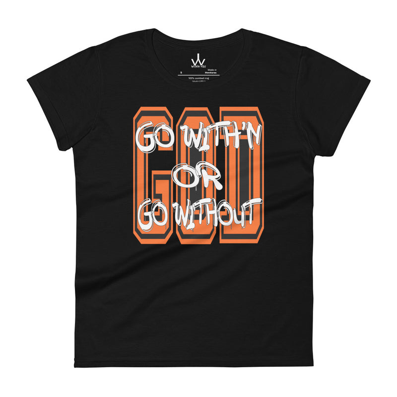 GO WITH'N - Orange - Women's short sleeve t-shirt