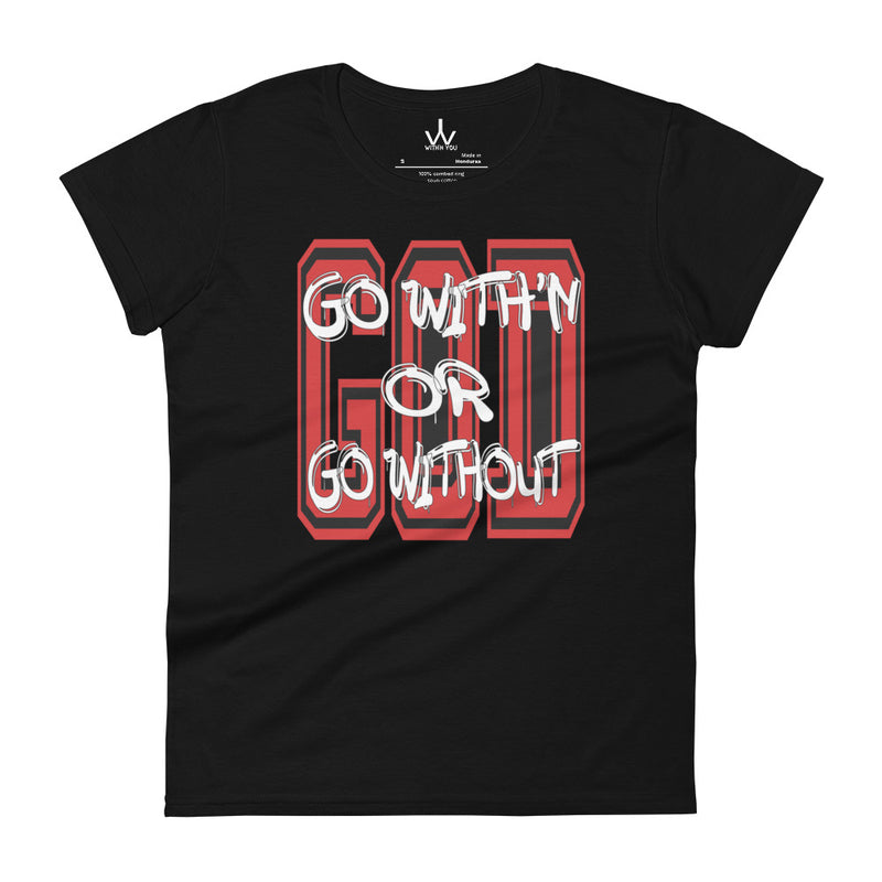 GO WITH'N - Red - Women's short sleeve t-shirt