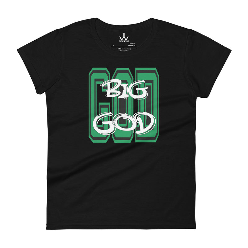 BIG GOD - Original Green - Women's short sleeve t-shirt