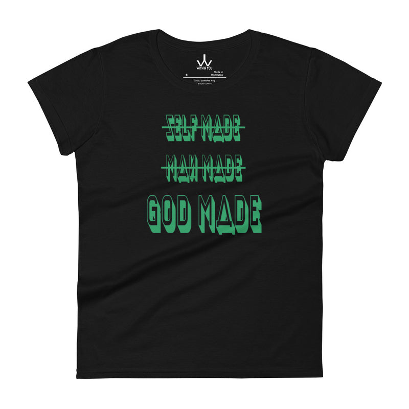 GOD MADE - Original Green - Women's short sleeve t-shirt