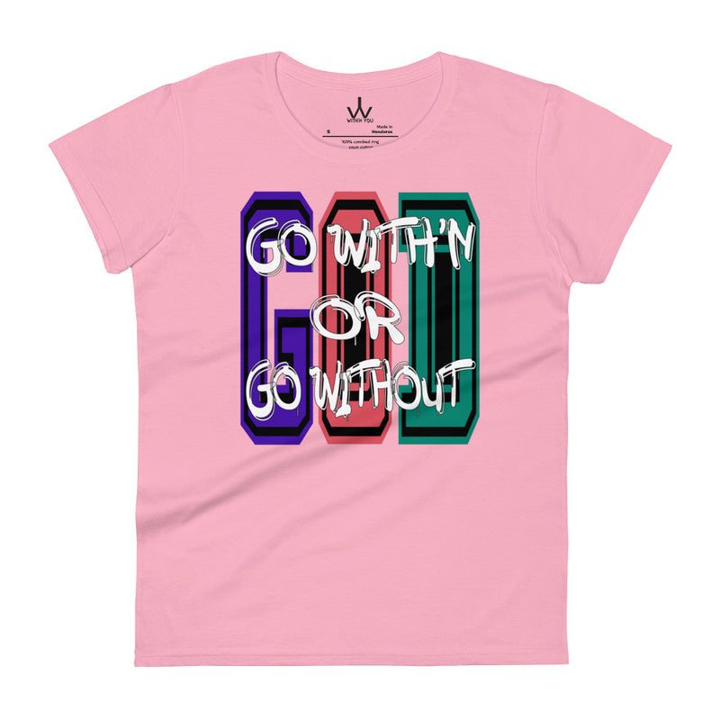 GO WITH'N - Colors 3 - Women's short sleeve t-shirt