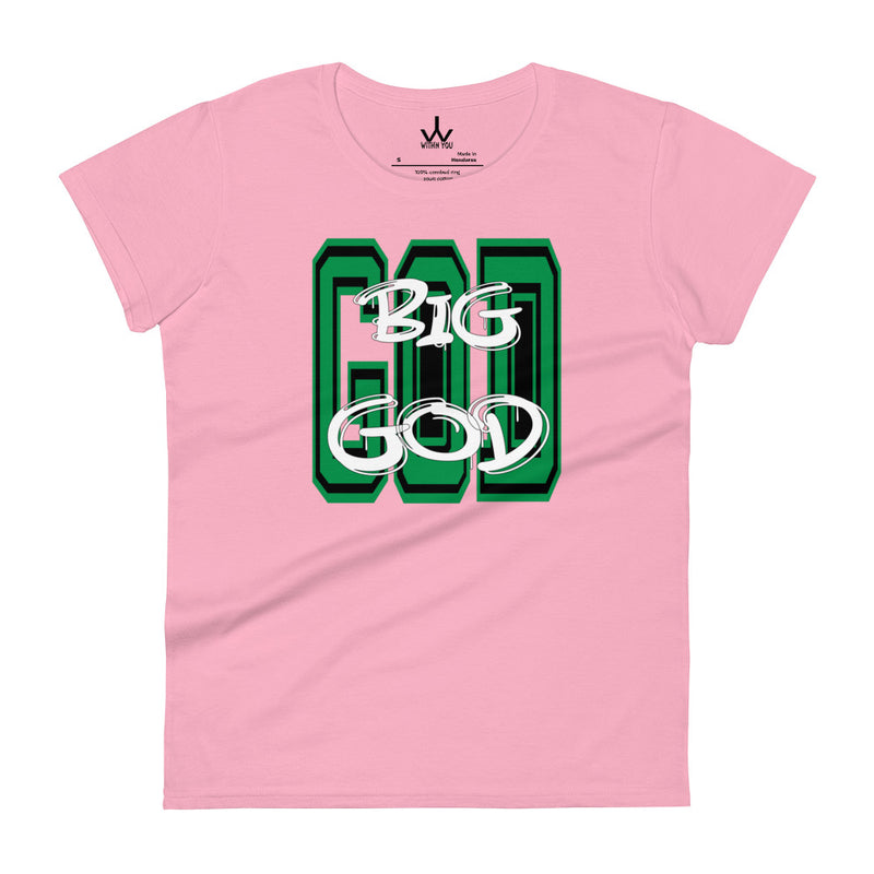 BIG GOD - Original Green - Women's short sleeve t-shirt