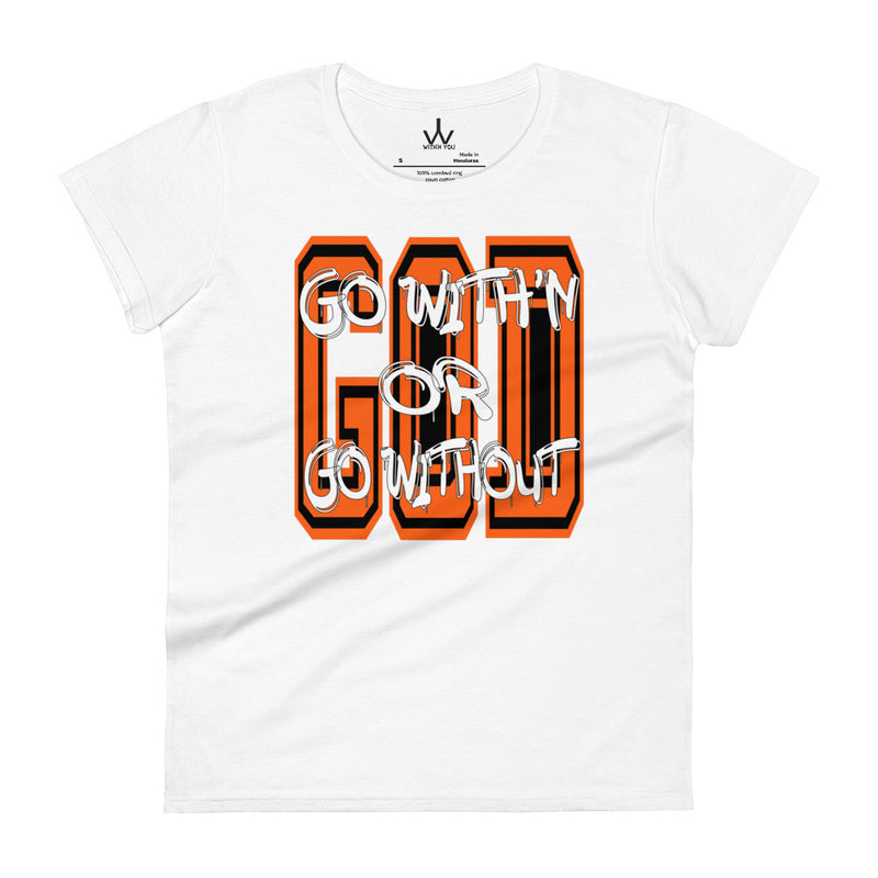 GO WITH'N - Orange - Women's short sleeve t-shirt