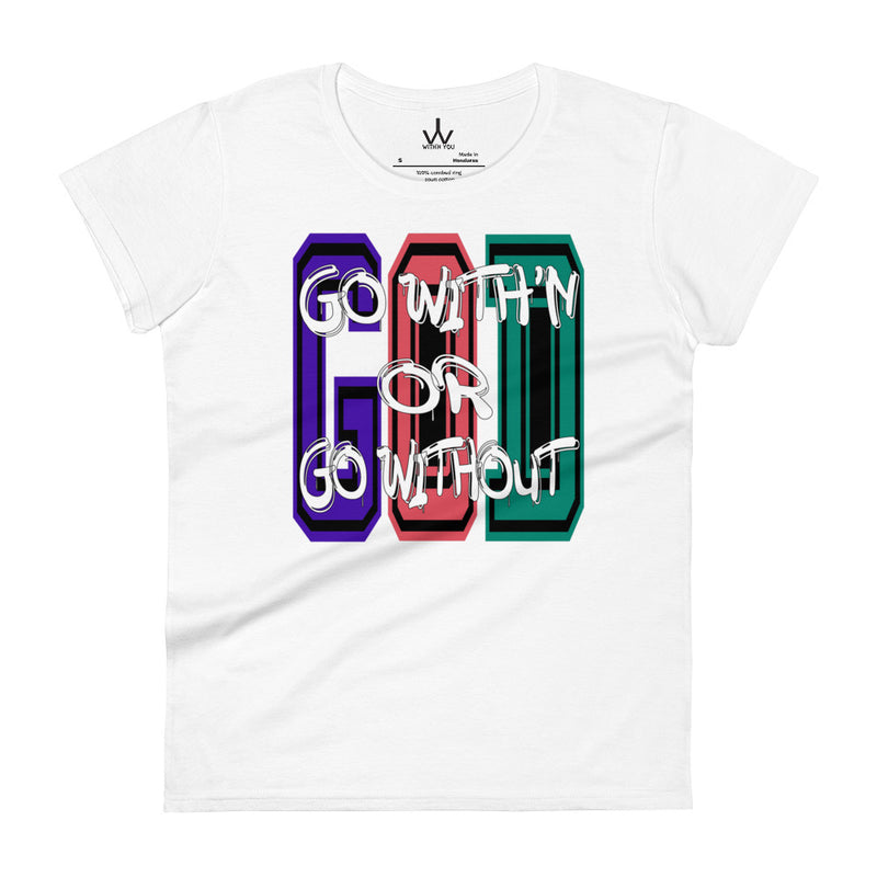 GO WITH'N - Colors 3 - Women's short sleeve t-shirt