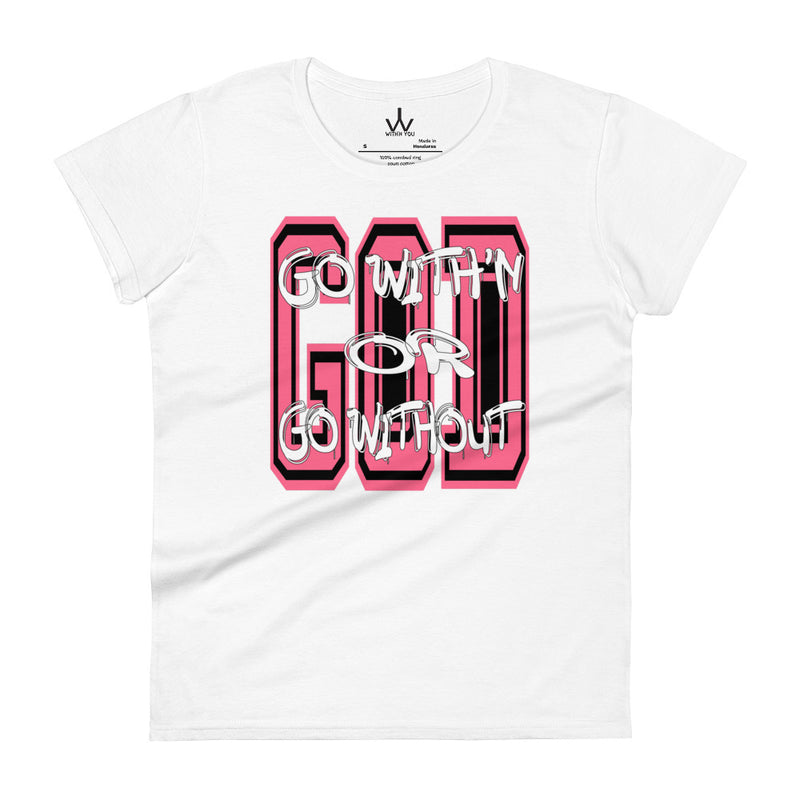 GO WITH'N - Pink - Women's short sleeve t-shirt